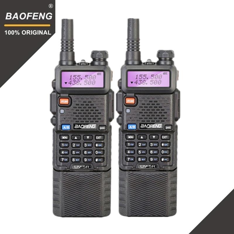 2pcs Baofeng UV-5R 3800 MAh Long Range Walkie Talkie 10KM Dual Band UHF&VHF UV5R Ham Hf Transceiver Portable UV 5R Radio Station
2pcs Baofeng UV-5R 3800 MAh Long Range Walkie Talkie 10KM Dual Band UHF&VHF UV5R Ham Hf Transceiver Portable UV 5R Radio Station