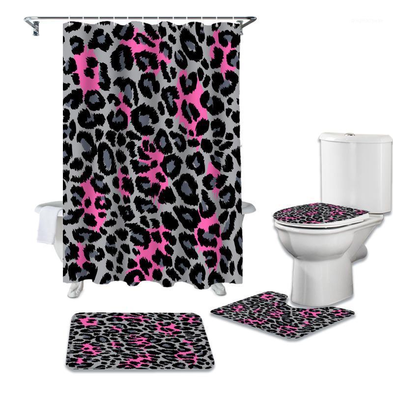 Animal Color Leopard Waterproof Bath Shower Curtain Rug Set Non-slip Bath Mat Toliet Cover Polyester Shower Curtain1
Animal Color Leopard Waterproof Bath Shower Curtain Rug Set Non-slip Bath Mat Toliet Cover Polyester Shower Curtain1