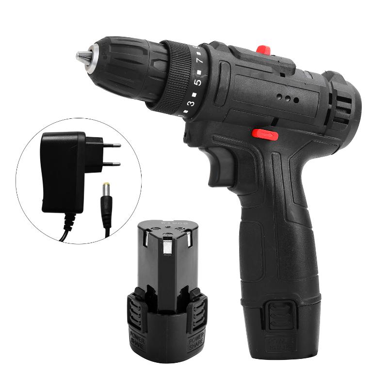 New 12V Electric Impact Cordless Drill High-power Lithium Battery Wireless Rechargeable Hand Drills Multifunctional DIY Tools
New 12V Electric Impact Cordless Drill High-power Lithium Battery Wireless Rechargeable Hand Drills Multifunctional DIY Tools
