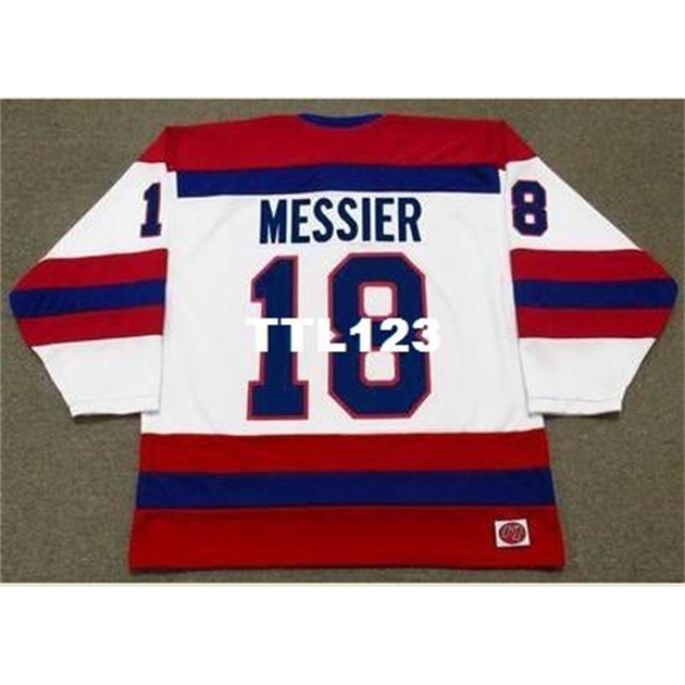 Mens #18 MARK MESSIER Indianapolis Racers K1 1978 WHA Home Hockey Jersey or custom any name or number retro Jersey, White
Mens #18 MARK MESSIER Indianapolis Racers K1 1978 WHA Home Hockey Jersey or custom any name or number retro Jersey, White