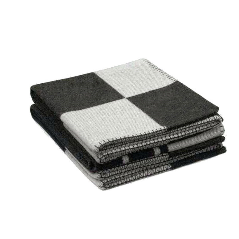 Signature wool Blanket Home Travel Winter Cashmere Scarf Shawl Warm Everyday Blankets Large 170*140cm Epacket Free