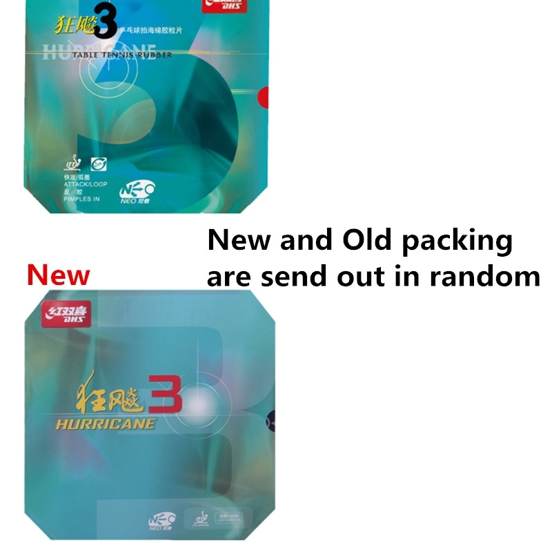 NEO Hurricane 3 Attack Loop PipsIn Table Tennis PingPong Rubber With Sponge 2.15mm 2.2mm 201225