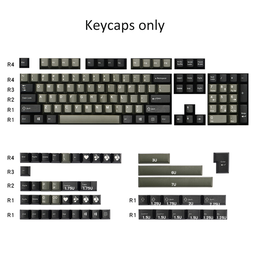 Cherry Profile 153keys ABS Double Shoot Keycaps For Cherry Mx Switch Mechanical Gaming Keyboard Grey Black Matte Touch Key Caps
Cherry Profile 153keys ABS Double Shoot Keycaps For Cherry Mx Switch Mechanical Gaming Keyboard Grey Black Matte Touch Key Caps