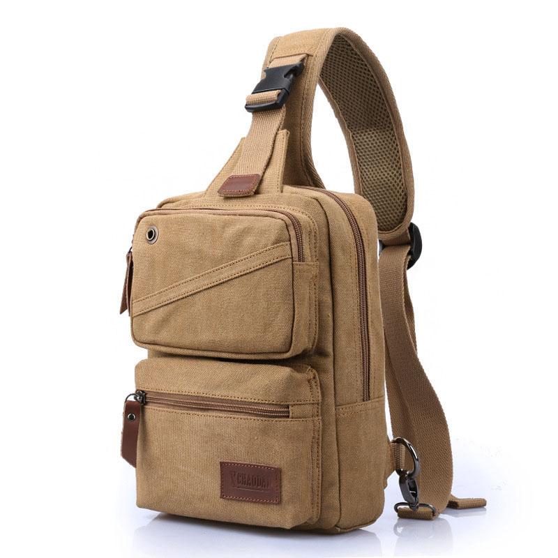 high quality Vintage Canvas Crossbody Sling Bag for Men Retro Leather Messenger bag Purse Shoulder Travel Chest, Khaki
high quality Vintage Canvas Crossbody Sling Bag for Men Retro Leather Messenger bag Purse Shoulder Travel Chest, Khaki