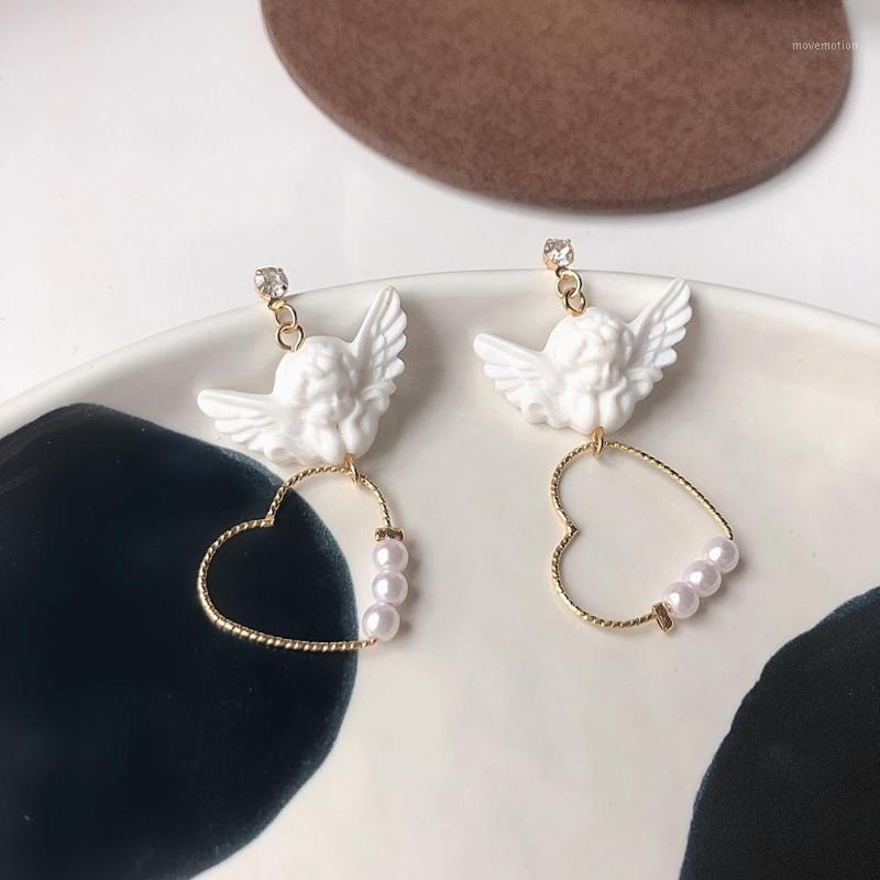 AENSOA New Harajuku Cute Cupid Angel Pendant Drop Earring Gold Metal Punk Heart Shape Pearl Jewelry for Cool Women Girl Gift1
AENSOA New Harajuku Cute Cupid Angel Pendant Drop Earring Gold Metal Punk Heart Shape Pearl Jewelry for Cool Women Girl Gift1