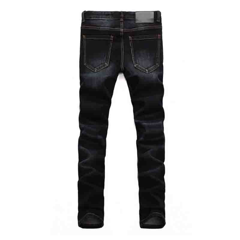 Mens Jeans Top Quality Men Slim Stretch Long Jeans European and American Style Casual Men Jean Fashion New Washed Dark Blue Pencil Pants
Mens Jeans Top Quality Men Slim Stretch Long Jeans European and American Style Casual Men Jean Fashion New Washed Dark Blue Pencil Pants