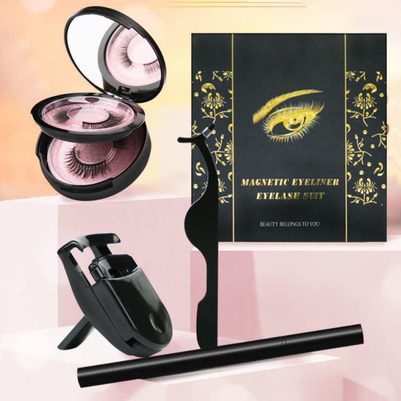 5D Magnetic False Eyelashes Eyeliner Curler Set Natural Long Lasting Fluffy Volume Magnet Faux Lashes Reusable Beauty Makeup #2
5D Magnetic False Eyelashes Eyeliner Curler Set Natural Long Lasting Fluffy Volume Magnet Faux Lashes Reusable Beauty Makeup #2