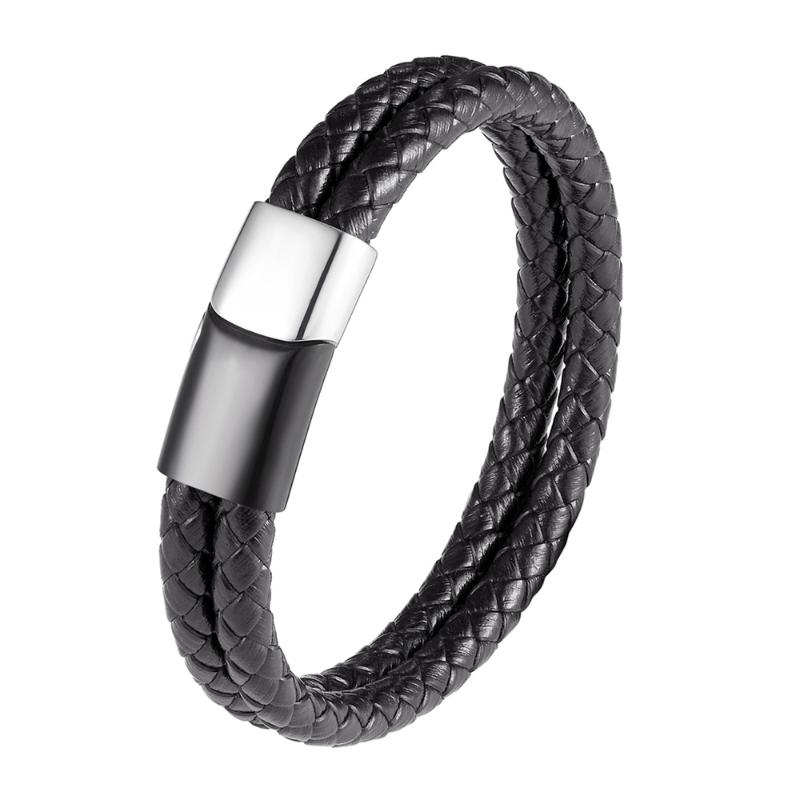 Fashion Genuine Leather Braid Charm Bracelet Magnetic Buckle Clasps Vintage Women Male Bracelets & Bangles Men Jewelry Gift
Fashion Genuine Leather Braid Charm Bracelet Magnetic Buckle Clasps Vintage Women Male Bracelets & Bangles Men Jewelry Gift