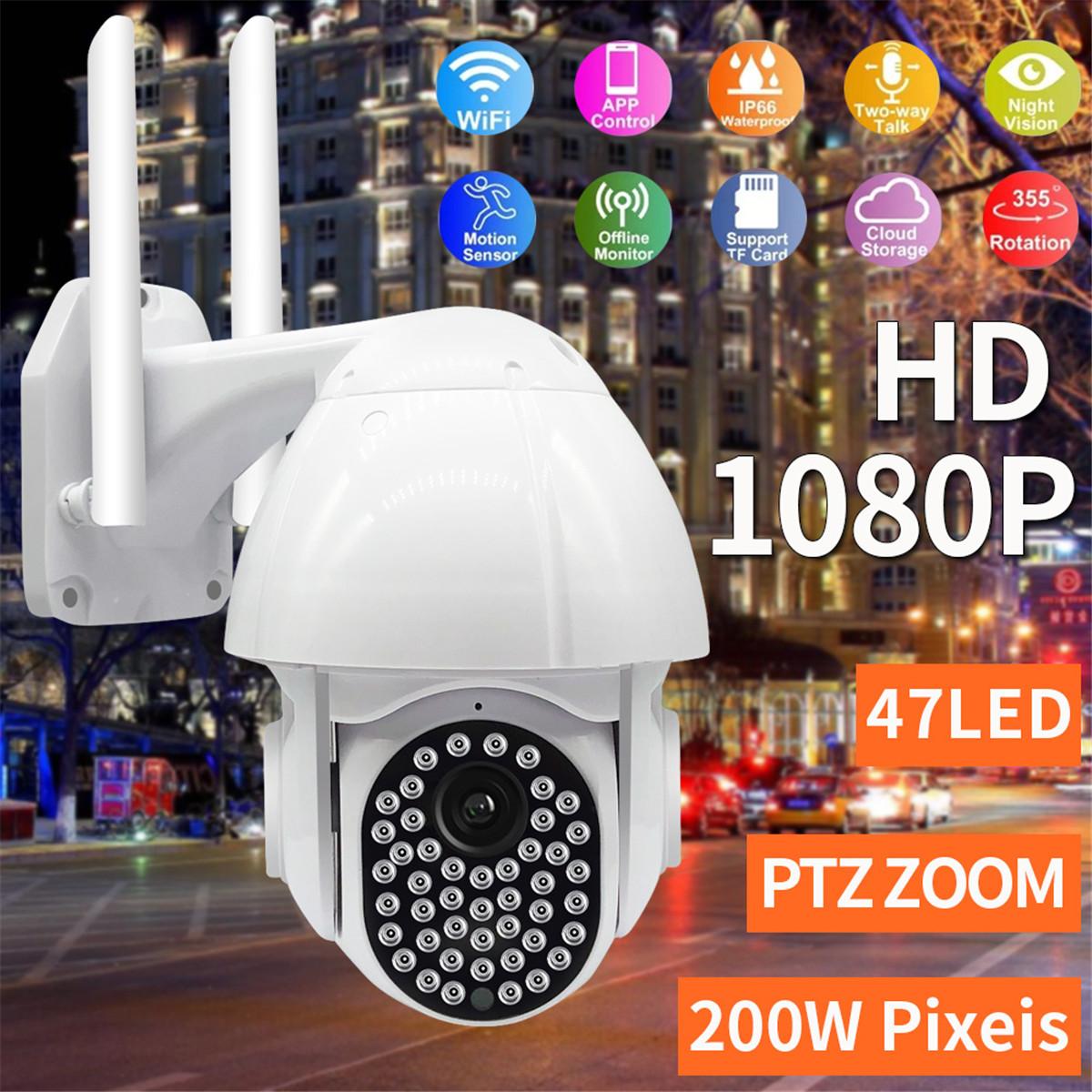 Wifi IP Camera 47 LED 1080P 2MP Outdoor CCTV Surveillance Wireless Camera IP66 Speed Dome 4XZoom IR Network Security
Wifi IP Camera 47 LED 1080P 2MP Outdoor CCTV Surveillance Wireless Camera IP66 Speed Dome 4XZoom IR Network Security