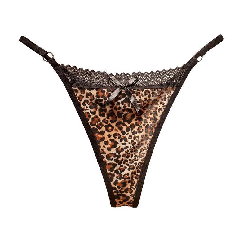 Sexy Thong High Quality Women Underpant Low Rise Panties Top Leopard Lace Women's Panties Fashion G-string Lingerie For Women, Style 1
Sexy Thong High Quality Women Underpant Low Rise Panties Top Leopard Lace Women's Panties Fashion G-string Lingerie For Women, Style 1
