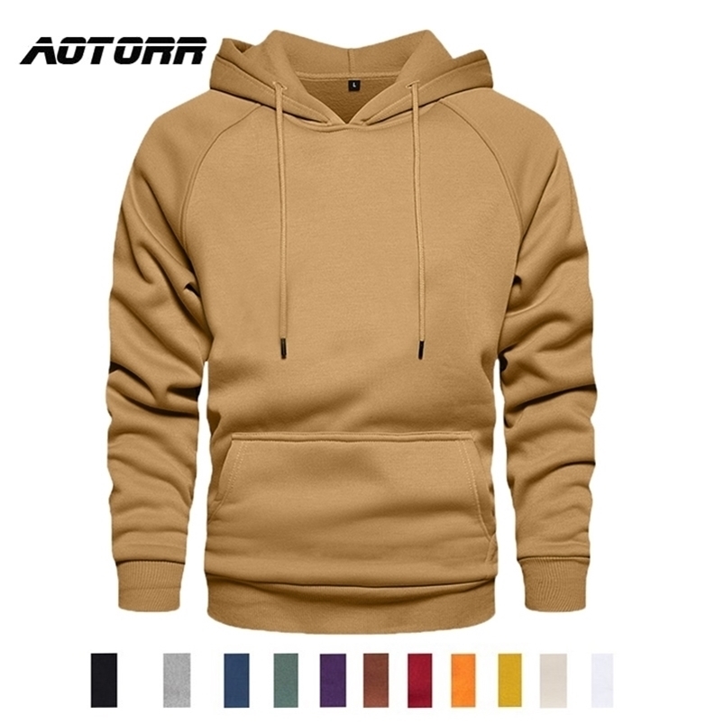 Hoodies Men Harajuku Sweatshirt Long Sleeve Hoodie Hooded Pullover Tops Blouse With Pocket Clothes Male Oversize Sportswear Tops 220114