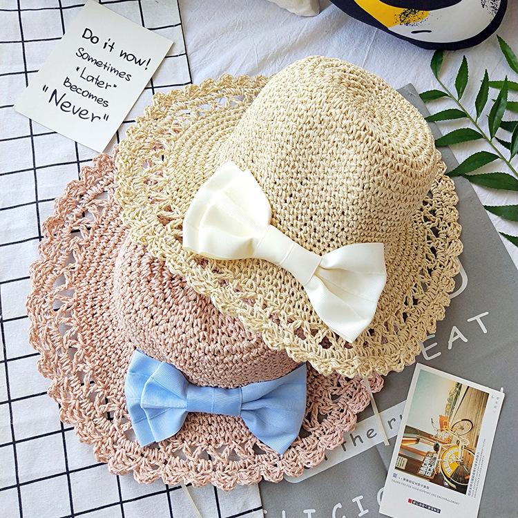 Korean New Pattern Kids Butterfly Knot Straw Hats Fedora Hat Children Visor Beach Sun Girls Sunhat Wide Brim Floppy Sunhat, Khaki
Korean New Pattern Kids Butterfly Knot Straw Hats Fedora Hat Children Visor Beach Sun Girls Sunhat Wide Brim Floppy Sunhat, Khaki