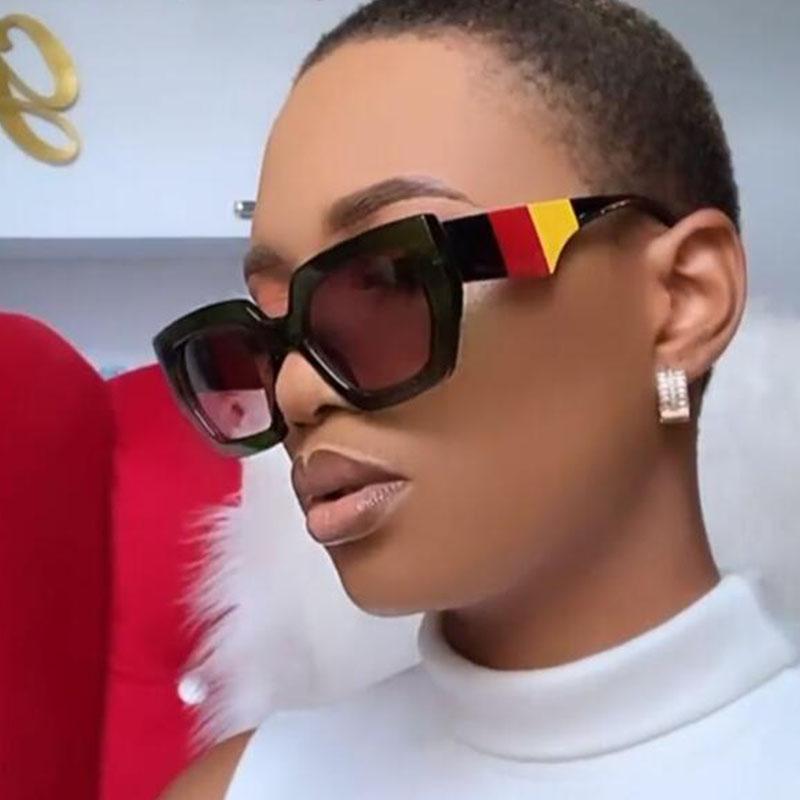 Sunglasses Retro Polygon Women 2021 Square Trend Small Frames Design Sun Glasses Three-Color Frame Gradient Goggles UV400
Sunglasses Retro Polygon Women 2021 Square Trend Small Frames Design Sun Glasses Three-Color Frame Gradient Goggles UV400