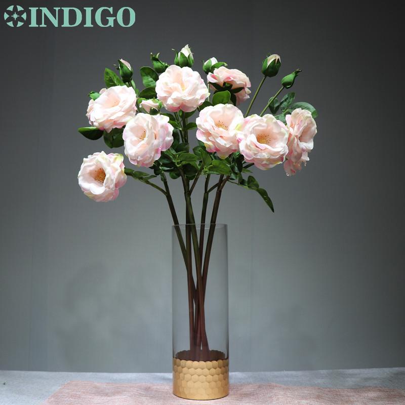 INDIGO-5PCS Camellia (2 Flowers +2 buds ) Rosa Multiflora Decorative Artificial Flower Wedding Flower Gift Event Free Shipping, 5 piece pink
INDIGO-5PCS Camellia (2 Flowers +2 buds ) Rosa Multiflora Decorative Artificial Flower Wedding Flower Gift Event Free Shipping, 5 piece pink