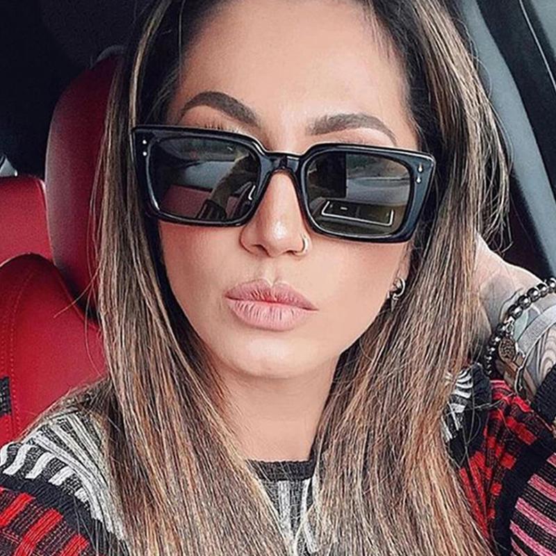 Sunglasses Black Rectangle Woman Fashion Trendy Shades For Women Square Sun Glasses Female Eyewear UV400
Sunglasses Black Rectangle Woman Fashion Trendy Shades For Women Square Sun Glasses Female Eyewear UV400