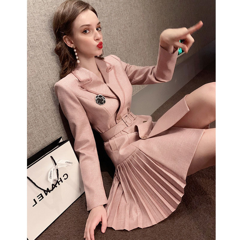 Female 2021 Autumn Fashions Attire Collar Dress Plaid Double-breasted Vintage Ladies Dressed in Long Sleeves R439 7dj1, Photo color
Female 2021 Autumn Fashions Attire Collar Dress Plaid Double-breasted Vintage Ladies Dressed in Long Sleeves R439 7dj1, Photo color