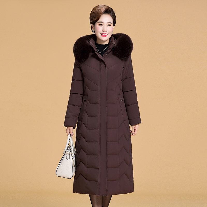 Warm Winter Jacket Women Plus Size 5XL 6XL Womens Long Parkas Hooded Fur Collar Slim Women's Down Cotton Jacket Winter Coat 201026