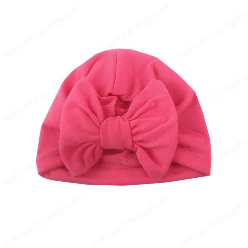Newborn Baby Bow Hats 7 Design Solid Cap Baby Kids Caps Infant Girl Caps Boy Girls Hats 07