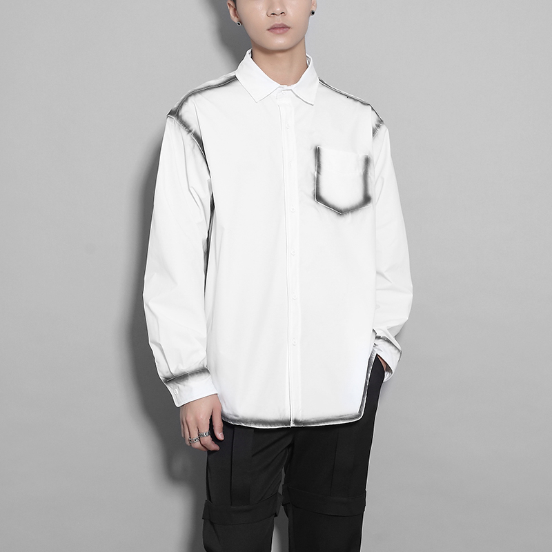 2021 New Original Tide Manly Clothes Hong Kong Wind Day Department Casual Contrast Long Spring Shirt Very Fairy Jacke W7ZR, White
2021 New Original Tide Manly Clothes Hong Kong Wind Day Department Casual Contrast Long Spring Shirt Very Fairy Jacke W7ZR, White