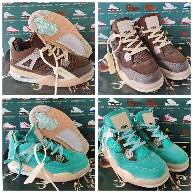 New Arrival Jumpman 4 Basketball Shoes 4s Mint Green Coffee Brown Mens Trainers Women Sports Sneakers Size 36-47, #1
New Arrival Jumpman 4 Basketball Shoes 4s Mint Green Coffee Brown Mens Trainers Women Sports Sneakers Size 36-47, #1