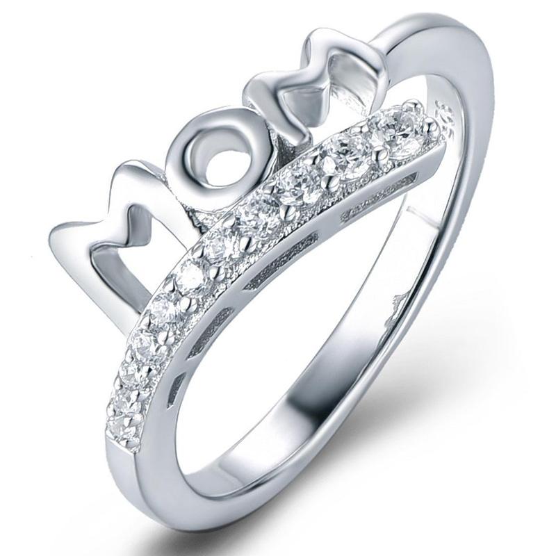 Fashion Silver Color Letters Mom Zircon Wedding Rings for Women Austrian Crystal Finger Ring Jewelry Party Mother's Day Gift
Fashion Silver Color Letters Mom Zircon Wedding Rings for Women Austrian Crystal Finger Ring Jewelry Party Mother's Day Gift