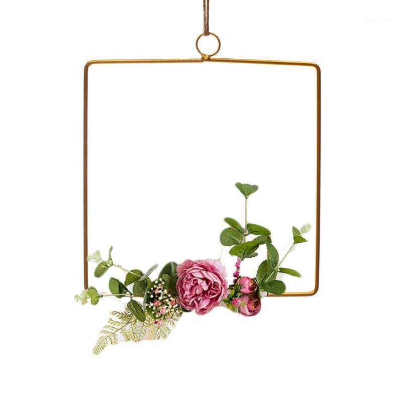 Nordic Style Geometric Metal Garland Rope Wall Hanging Ornament Artificial Flower Fake Wreaths Garlands Decoration1, Deep pink
Nordic Style Geometric Metal Garland Rope Wall Hanging Ornament Artificial Flower Fake Wreaths Garlands Decoration1, Deep pink