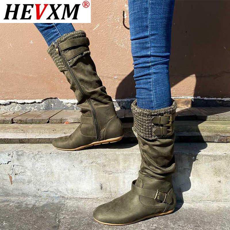 Pleated Women Knee High Boot 2020 Woman Buckle Long Boot Autumn Winter Female Zip Flat Ladies Shoe Women's Footwear Plus Size, Khaki
Pleated Women Knee High Boot 2020 Woman Buckle Long Boot Autumn Winter Female Zip Flat Ladies Shoe Women's Footwear Plus Size, Khaki