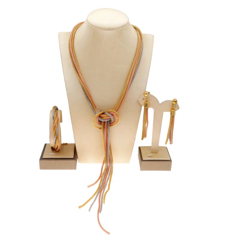 Earrings & Necklace Yulaili Color Jewelry Set Designed Latest Design Factory Direct Sales Dubai Sets, Silver
Earrings & Necklace Yulaili Color Jewelry Set Designed Latest Design Factory Direct Sales Dubai Sets, Silver