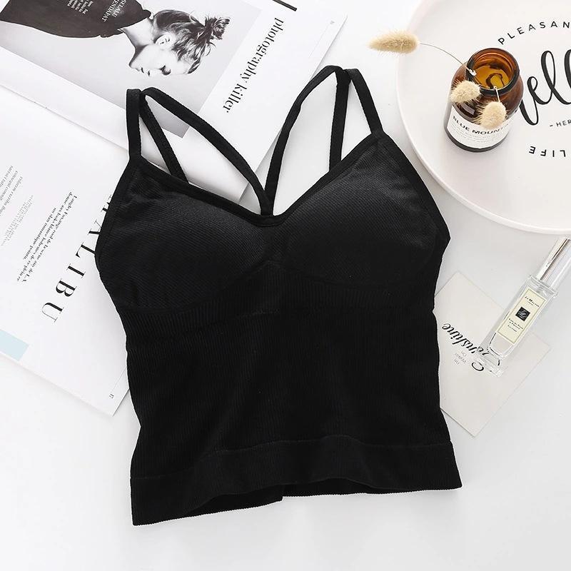 Women Sports Bra Tops Solid Padded Fitness Yoga Running Cropped Top Women SportsWear Gym Solid Tank Tops Athletic Push Up Bras1, Black
Women Sports Bra Tops Solid Padded Fitness Yoga Running Cropped Top Women SportsWear Gym Solid Tank Tops Athletic Push Up Bras1, Black