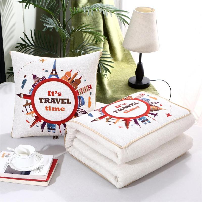 Pillow Quilt 2 In 1 Office Nap Blanket Sofa Car Cushion Air Conditioner Summer Cartoon Foldable Patchwork Quilt
Pillow Quilt 2 In 1 Office Nap Blanket Sofa Car Cushion Air Conditioner Summer Cartoon Foldable Patchwork Quilt