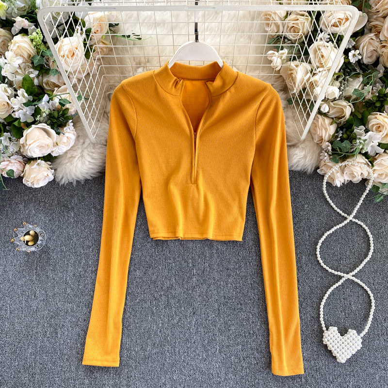 2021 New women fashions blouse long-neck neck solid thin chic fall streetwear short tops ND7Q, Blue
2021 New women fashions blouse long-neck neck solid thin chic fall streetwear short tops ND7Q, Blue