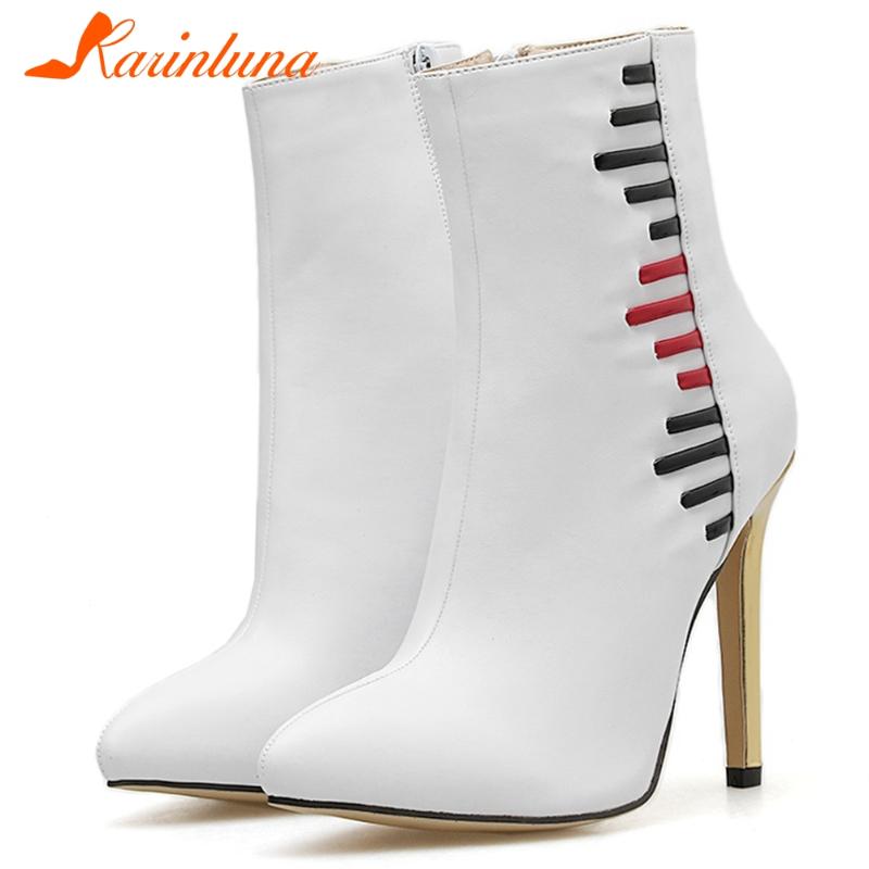 Karin New Fashion Big Size 40 women shoes Thin High Heels Pointed Toe Sexy Party Zipper Autumn Ankle Female Boots, Black
Karin New Fashion Big Size 40 women shoes Thin High Heels Pointed Toe Sexy Party Zipper Autumn Ankle Female Boots, Black