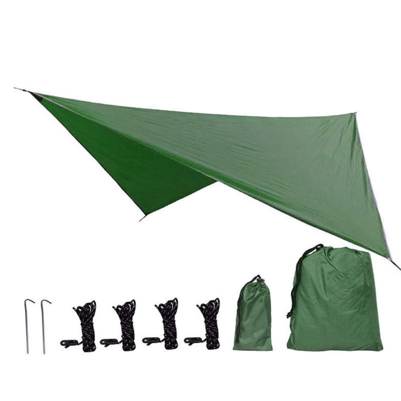 Hammock Waterproof Rain Tent Tarp Lightweight Portable Waterproof Ripstop Easily Fold Sun Shelter UV Protection Picnic
Hammock Waterproof Rain Tent Tarp Lightweight Portable Waterproof Ripstop Easily Fold Sun Shelter UV Protection Picnic