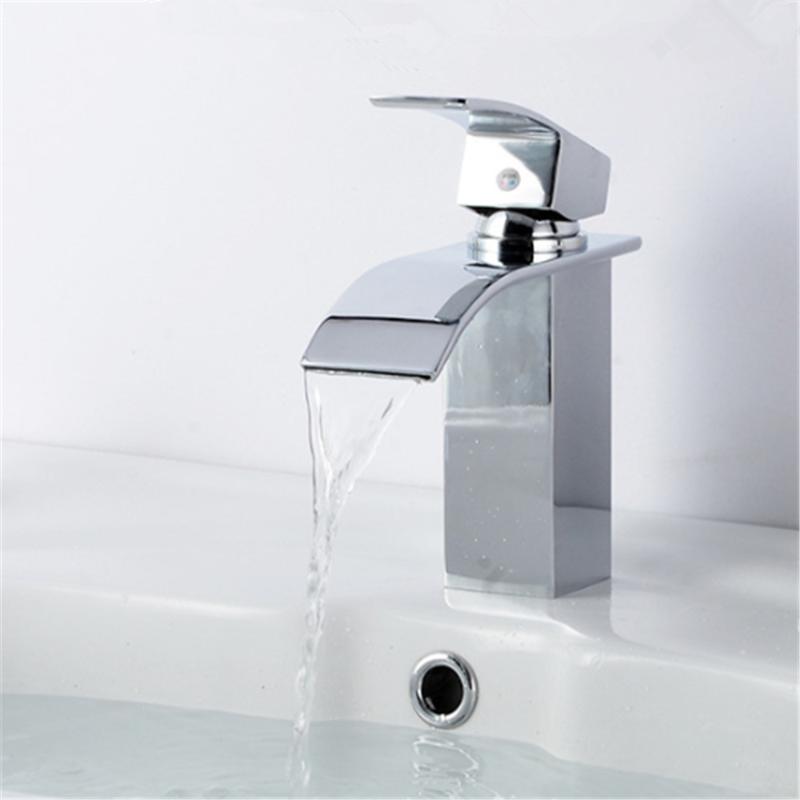 Bathroom Faucet Home Square Basin Faucet Kitchen Sink Mixer Single Handle Wash Tap Toilet Wide Spout Waterfall Hot and Cold Taps
Bathroom Faucet Home Square Basin Faucet Kitchen Sink Mixer Single Handle Wash Tap Toilet Wide Spout Waterfall Hot and Cold Taps