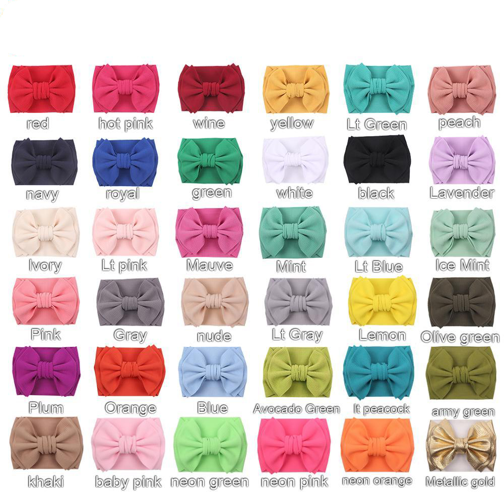 2020 New Arrival Large 7" Hair Bows Headband Waffle Fabric Elastic Hair Bands DIY Girls Hair Accessories Fashion Accesorios, Silver
2020 New Arrival Large 7" Hair Bows Headband Waffle Fabric Elastic Hair Bands DIY Girls Hair Accessories Fashion Accesorios, Silver