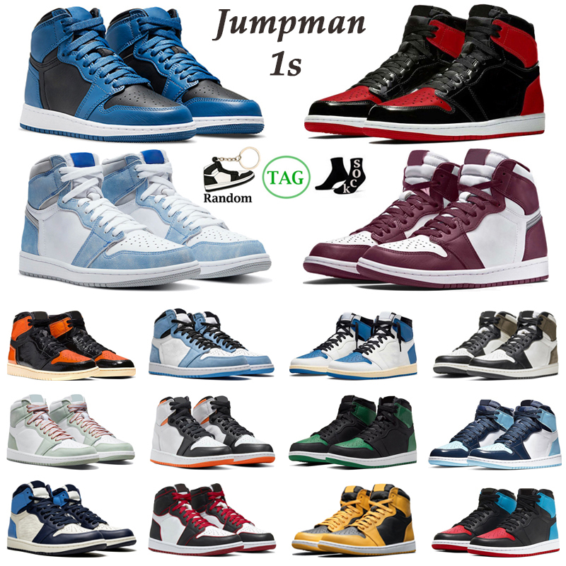 1 1s Jumpman Basketball Shoes Men Women 1 Dark Marina Blue Bred Patent Bordeaux Hyper Royal University Blue Pine Green Mens Trainers Sport Sneakers, #18
1 1s Jumpman Basketball Shoes Men Women 1 Dark Marina Blue Bred Patent Bordeaux Hyper Royal University Blue Pine Green Mens Trainers Sport Sneakers, #18