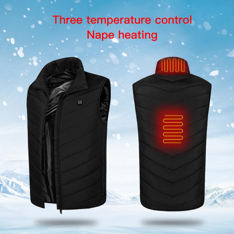 8 Areas Winter Heated Vest Jacket USB Men Winter Electrical Heated Sleevless Jacket Outdoor Fishing Hunting Vest, Black
8 Areas Winter Heated Vest Jacket USB Men Winter Electrical Heated Sleevless Jacket Outdoor Fishing Hunting Vest, Black