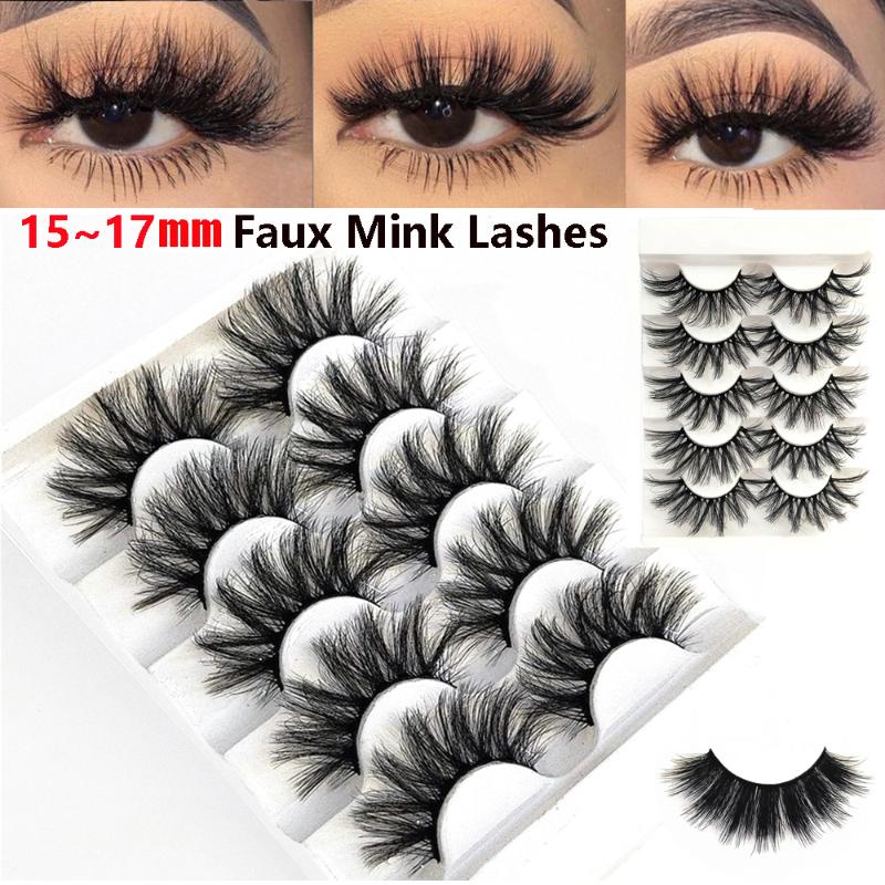 5 Pairs 20mm False Eyelashes Natural Long Wispies Little Dramatic Cruelty-free Reusable Little Dramatic Fashion Eye Makeup Tools
5 Pairs 20mm False Eyelashes Natural Long Wispies Little Dramatic Cruelty-free Reusable Little Dramatic Fashion Eye Makeup Tools