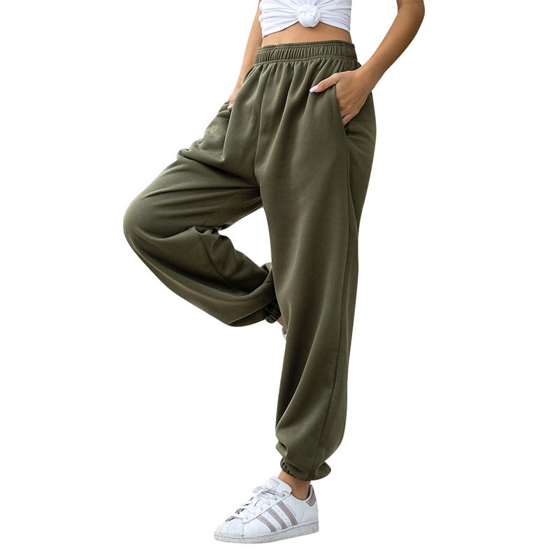 Solid High Waist Clothes Fashion Casual Streetwear Pencil Plus Size Loose Sweat Pants Joggers Women 201228 Z260314