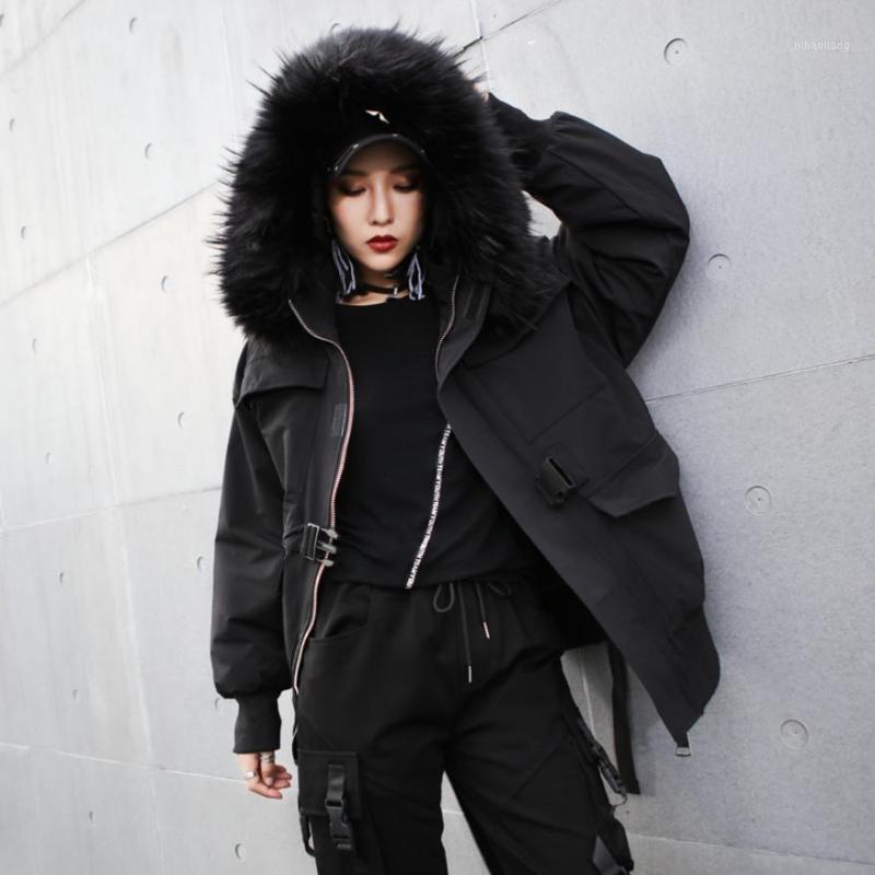 2018 Winter Fashion Women's Cotton Jacker Hooded Fur Collar Warm Workwear Coat Female Long Sleeve Cotton-padded Outwear L17341, Black
2018 Winter Fashion Women's Cotton Jacker Hooded Fur Collar Warm Workwear Coat Female Long Sleeve Cotton-padded Outwear L17341, Black