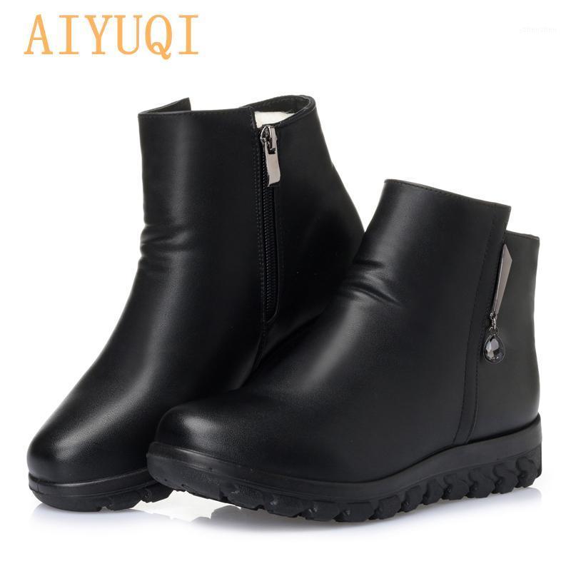 Boots AIYUQI Women Ankle 2021 Genuine Leather Flat Winter Big Size 41 42 43 Thick Warm Wool1, Black fluff
Boots AIYUQI Women Ankle 2021 Genuine Leather Flat Winter Big Size 41 42 43 Thick Warm Wool1, Black fluff