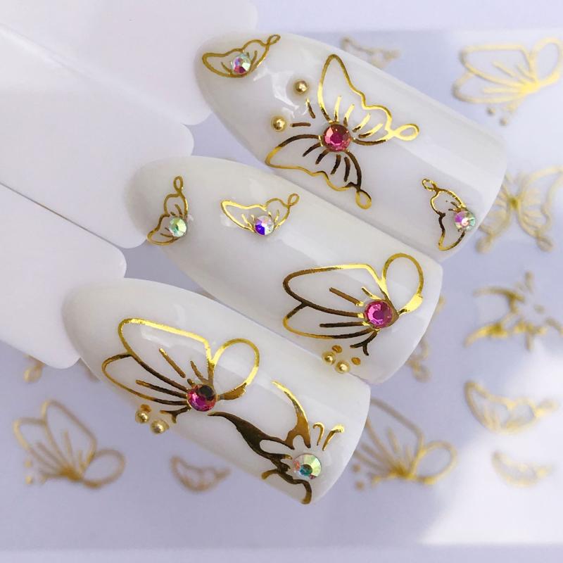 10PCS Nail Sticker Gold Moon Sticker Decals Design Self Adhesive Nails Decoration Art for Manicure, Yzw6008
10PCS Nail Sticker Gold Moon Sticker Decals Design Self Adhesive Nails Decoration Art for Manicure, Yzw6008