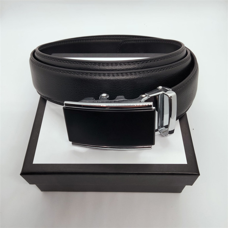 2021 Automatic Buckle Belts For Men Top Quality Mens Business Belt Genuine Leather Belt Silver g Buckle Belt Designer Luxury with box 120cm
2021 Automatic Buckle Belts For Men Top Quality Mens Business Belt Genuine Leather Belt Silver g Buckle Belt Designer Luxury with box 120cm