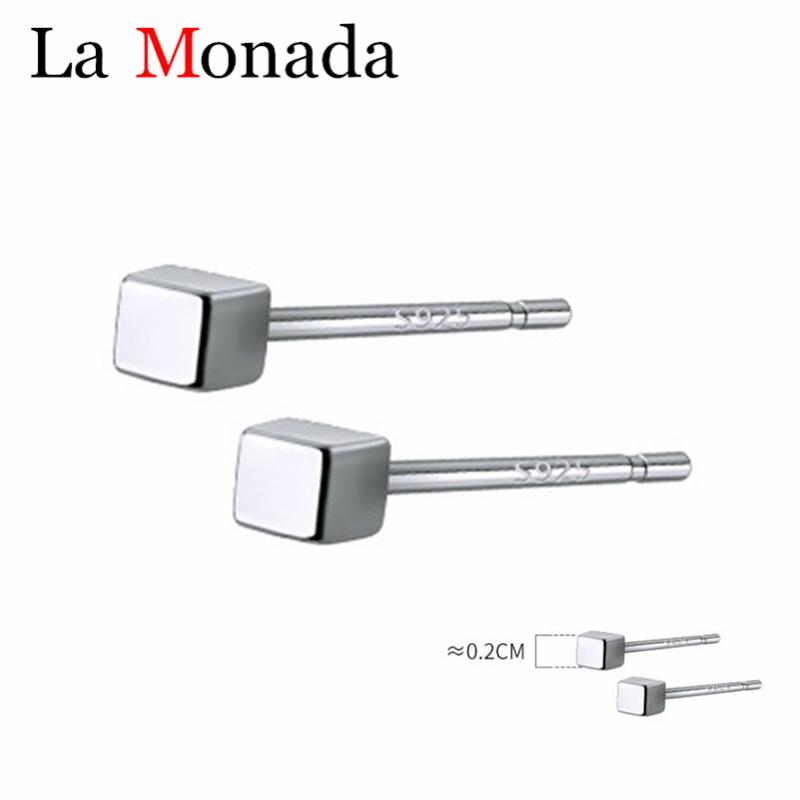 925 Sterling Sliver Tiny Cube Stud Earrings Women Dainty Square Small Mini Earring Minimalist Silver S925 Jewelry Birthday Prese
925 Sterling Sliver Tiny Cube Stud Earrings Women Dainty Square Small Mini Earring Minimalist Silver S925 Jewelry Birthday Prese