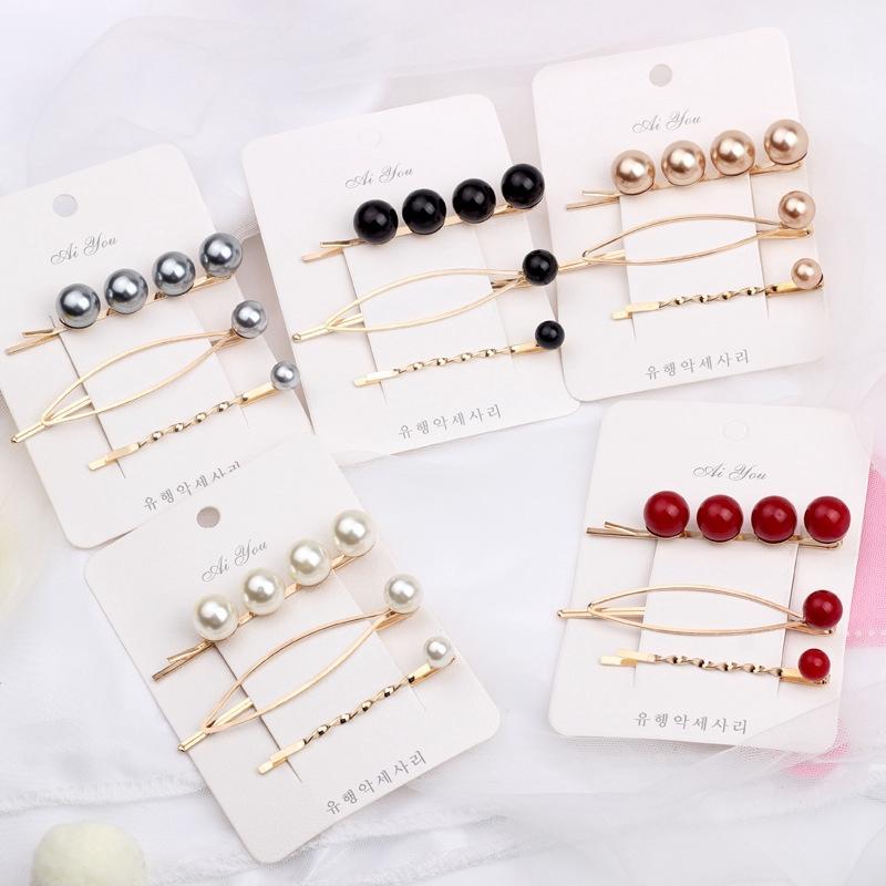 3pc Pearl hairpin ins clip hair accessories Simple and versatile bangs clip Girl side Card issue Headband Headwear
3pc Pearl hairpin ins clip hair accessories Simple and versatile bangs clip Girl side Card issue Headband Headwear