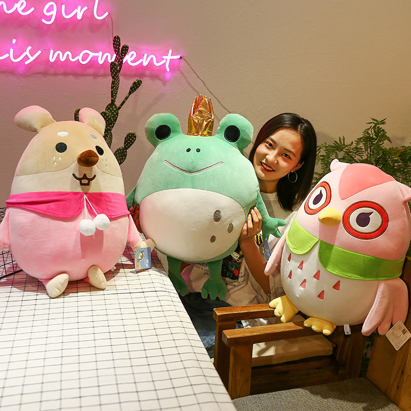 Creative Gifts 50cm Frog Owl Rabbit Dolls Plush Toys Cute Animal Stuffed Toy Dropshipping Christmas New Year Holiday Kids Gifts Home Decor
Creative Gifts 50cm Frog Owl Rabbit Dolls Plush Toys Cute Animal Stuffed Toy Dropshipping Christmas New Year Holiday Kids Gifts Home Decor