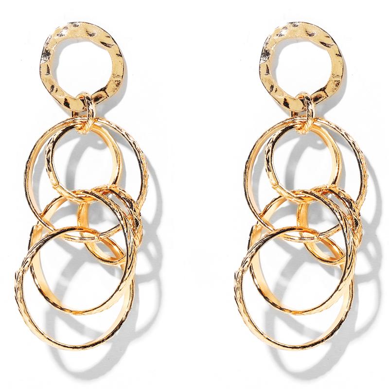 WYBU Rock Style Long Muti-Circle Chain Drop Earring For Women 2020 Gold Plated Ring-To-Ring Hiphop Dangling Earing Ear Jewelry
WYBU Rock Style Long Muti-Circle Chain Drop Earring For Women 2020 Gold Plated Ring-To-Ring Hiphop Dangling Earing Ear Jewelry