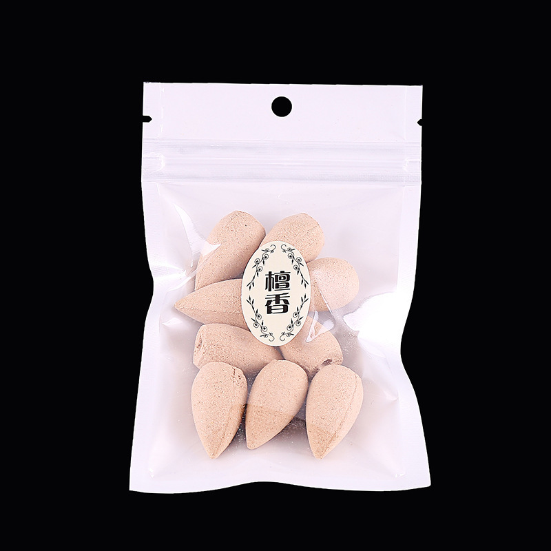 Incense 10pcs/Bag Natural Cones Waterfall Backflow Tower Accessories Sandalwood Rose Lavender Colorful Fragrance Trial Pack