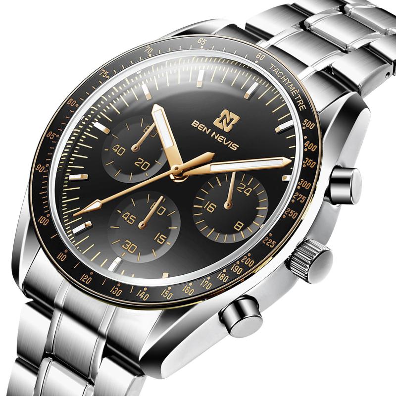 Wristwatches 2022 Top Mens Watches Full Steel Watch Male Military Sport Waterproof Men Quartz Clock Relogio Masculino, Silver black
Wristwatches 2022 Top Mens Watches Full Steel Watch Male Military Sport Waterproof Men Quartz Clock Relogio Masculino, Silver black