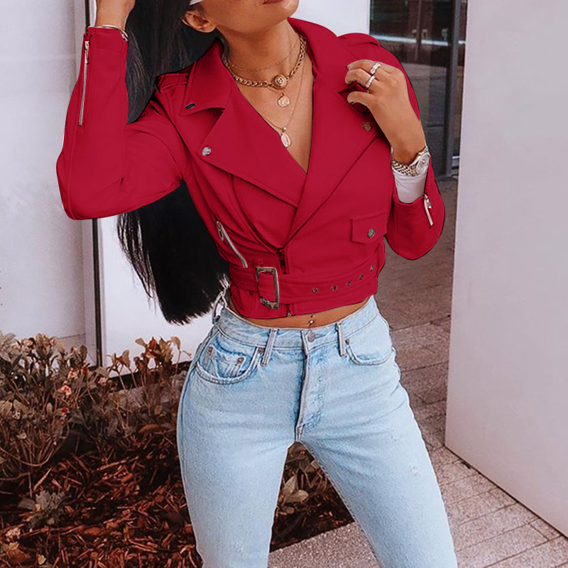 Fall New Fashion Canvas fabric Jacket Short Section Handsome Women Jacket Casual Comfortable All-match Ladies Tops crop 201226